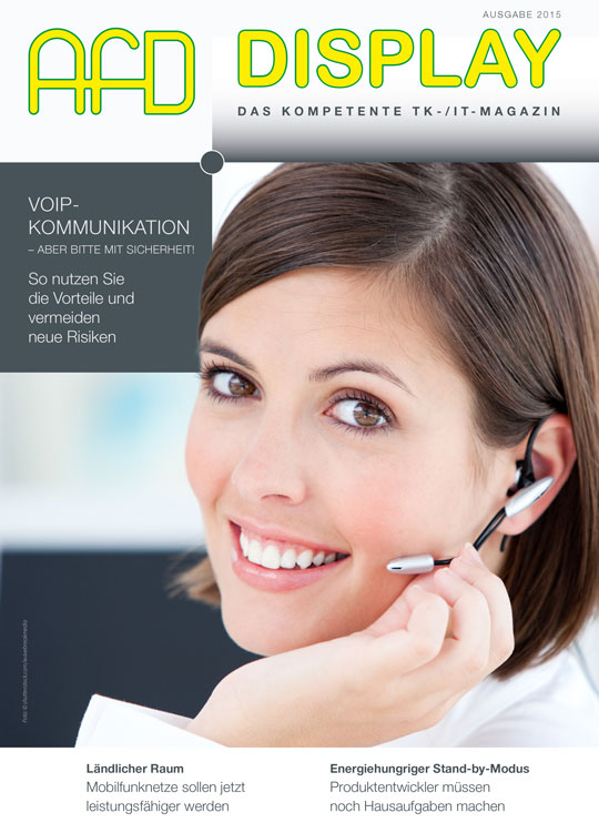 Grafik: Titelseite Display, Ausgabe 2015