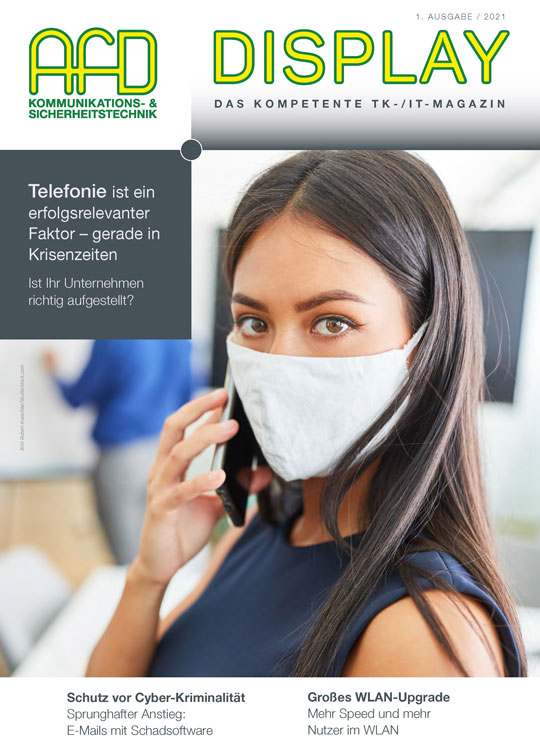 Grafik: Titelseite Display, Ausgabe 1 / 2021
