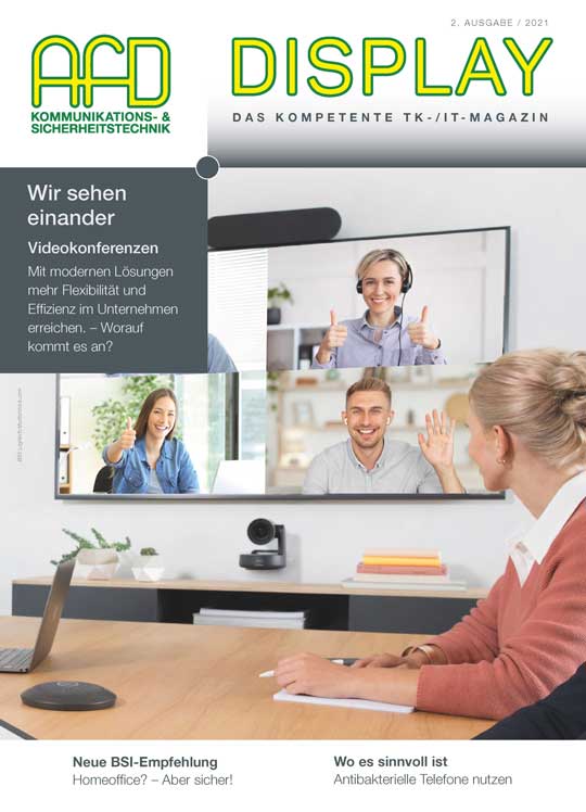 Grafik: Titelseite Display, Ausgabe 2 / 2021