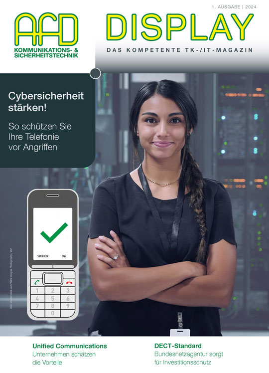 Grafik: Titelseite Display, Ausgabe 1 / 2024